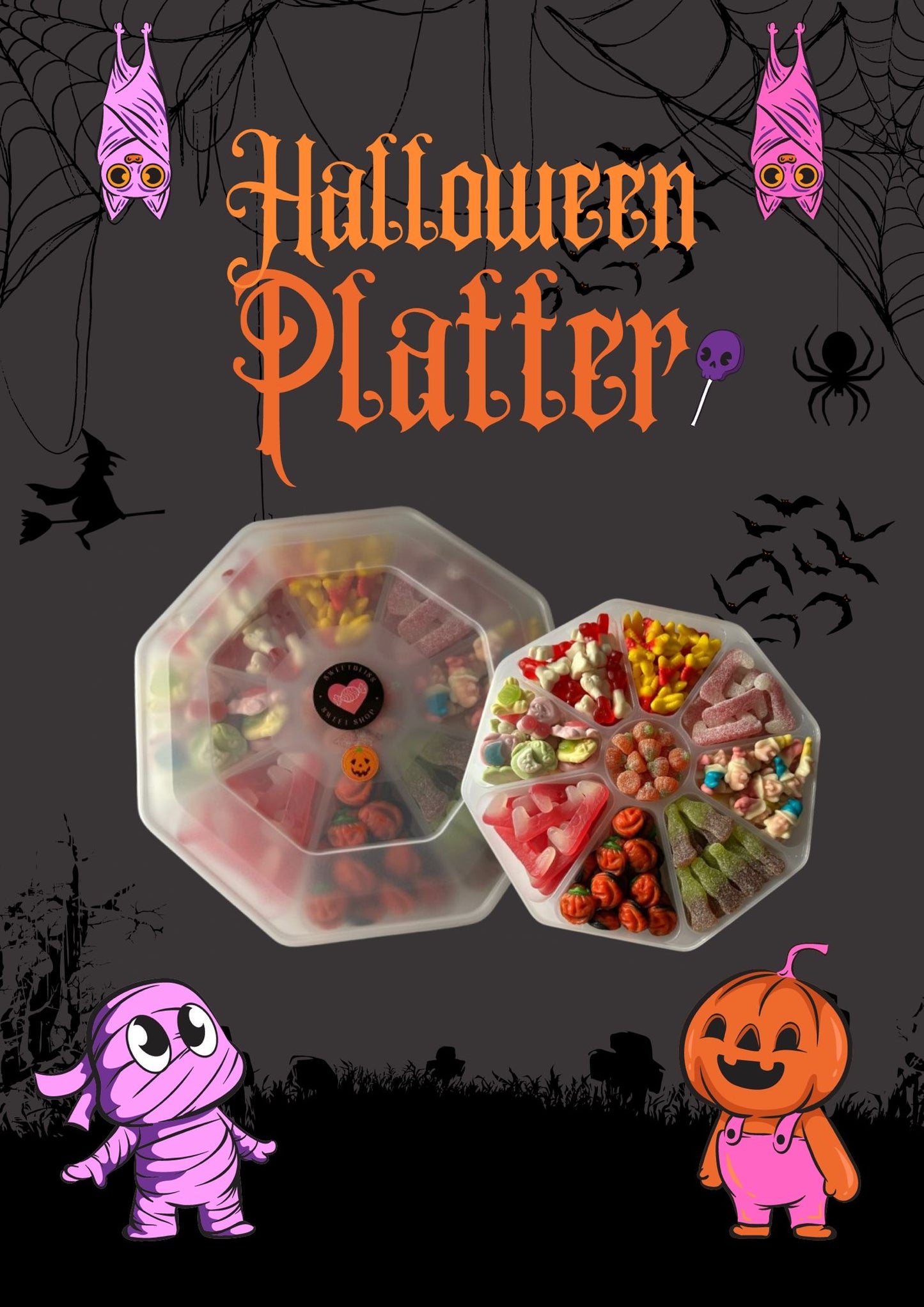 Halloween Sweet Platter approx 1.5kg