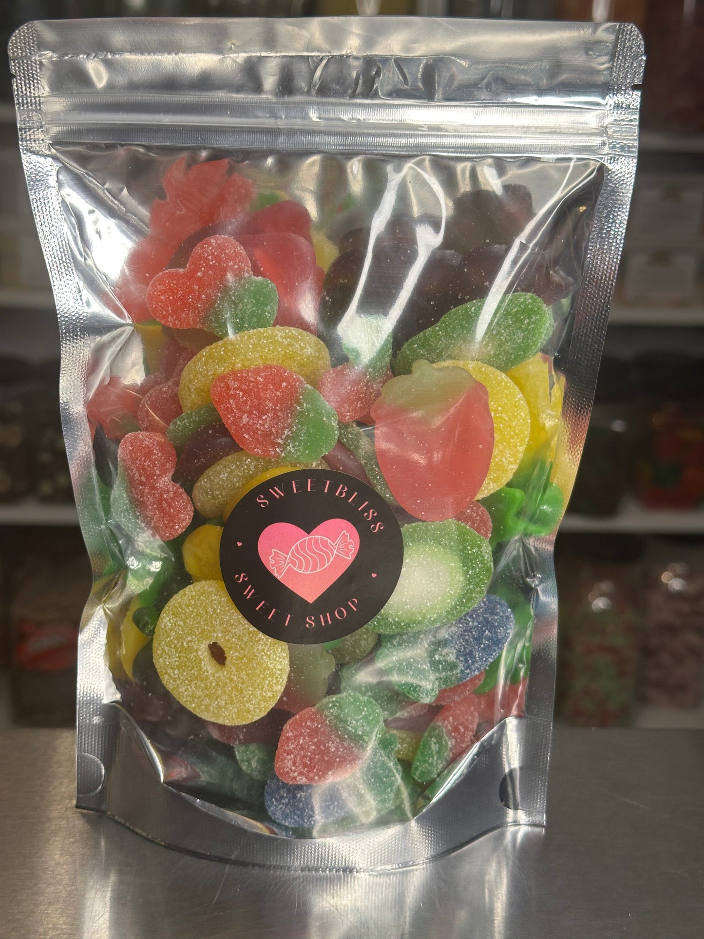Fruit Mix featuring Pineapple rings, kiwi slices, strawberries, cherries