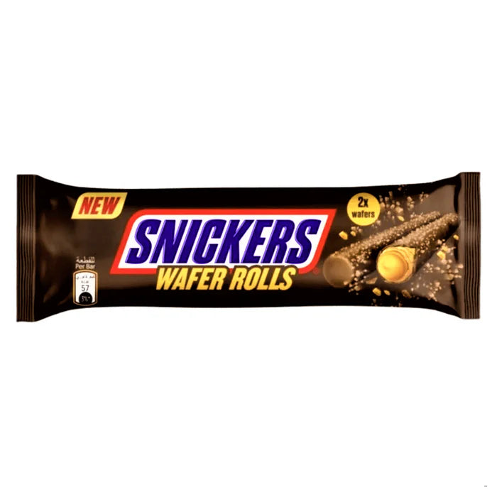 Wafer Crispy Rolls--Bounty, Twix, Galaxy Flutes, Snickers