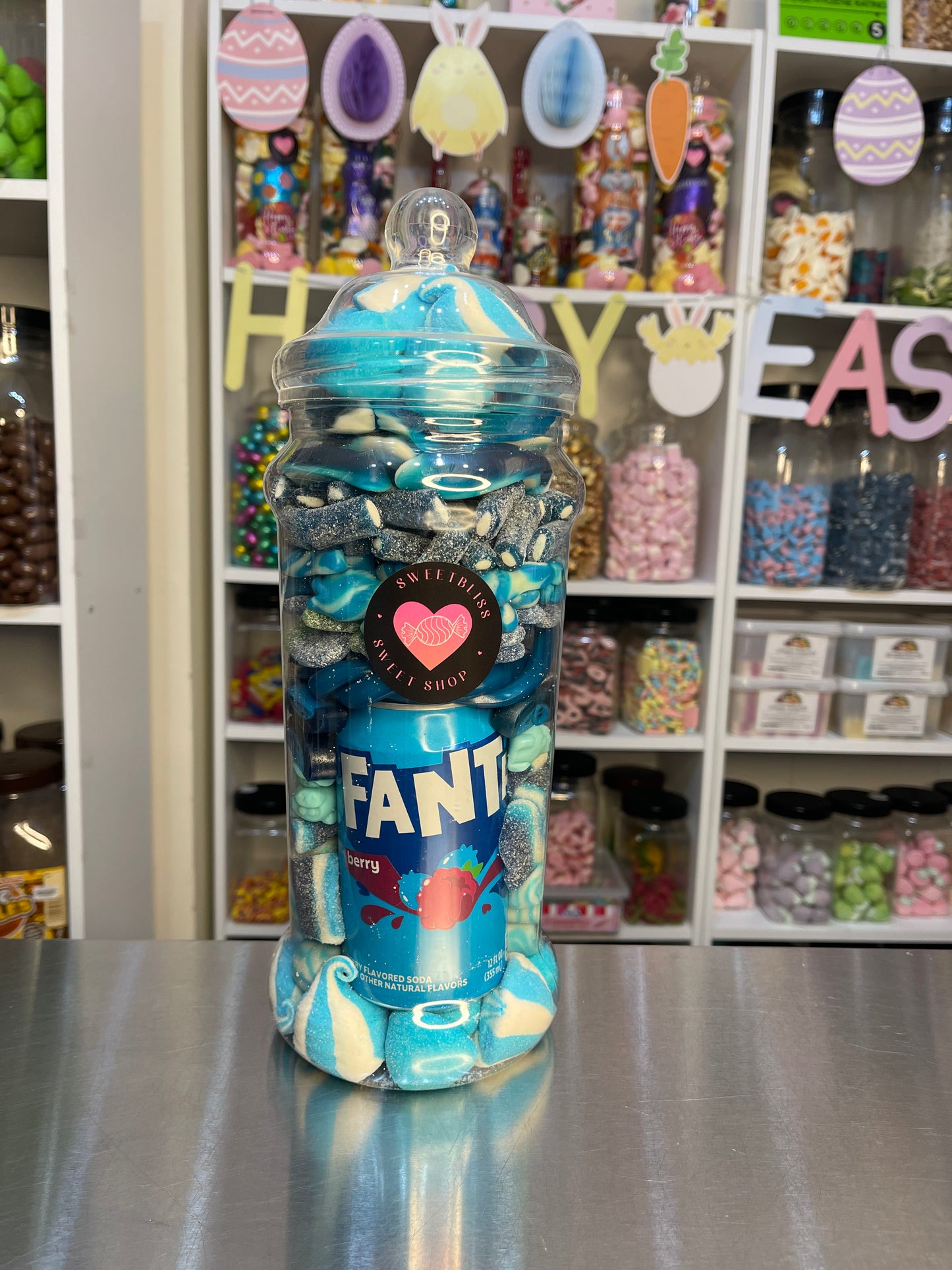 Sweet Jar with a Drink choose Dr Pepper, Coke Zero, Pepsi, Fanta(Lemon, Fruit Twist, Grape, Berry)