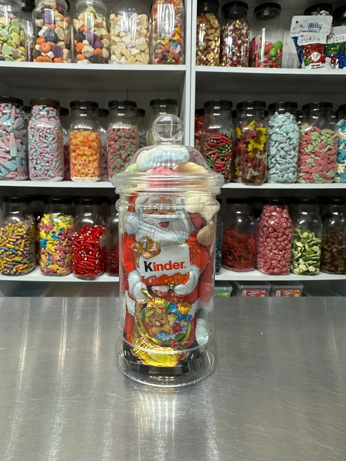 Mini or Small Jar with Chocolate Figure