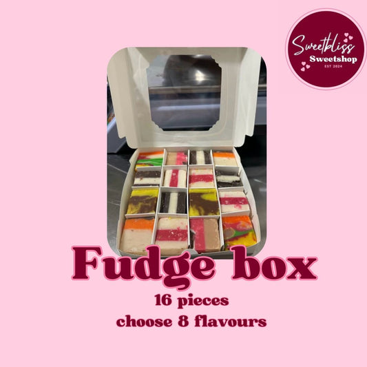Fudge Box 16 piece, 8 Flavours