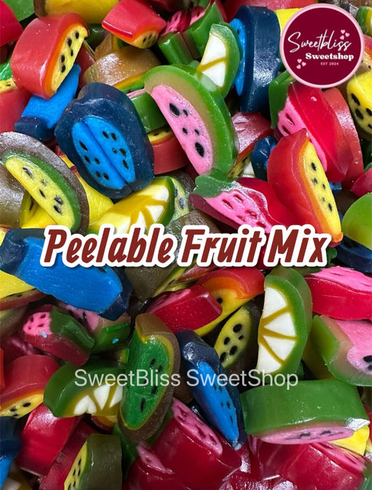 Peelable Fruit Slices Mix in Three Sizes 500g, 1kg or 2kg Bag
