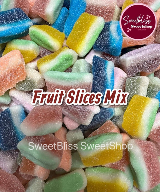 Fizzy/Sour Slices Mix Bag choose 500g, 1kg or 2kg
