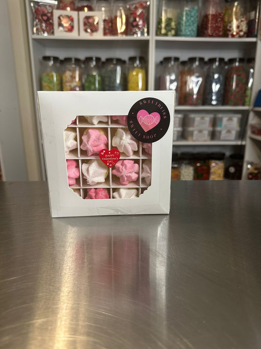 Marshmallow Cupcakes Presented in a Box---Sweet little Valentines Gift