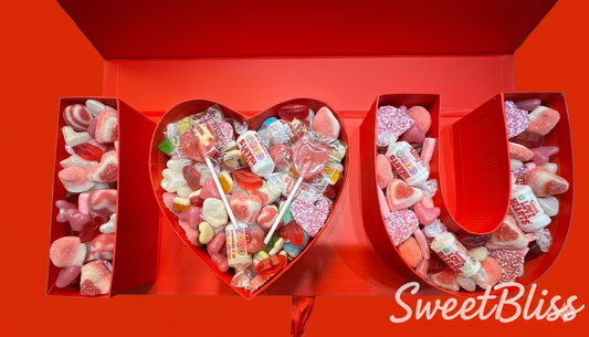 1 Luxury Valentines I LOVE U Box Sweet Boxes you choose the Sweets we provide the Bliss