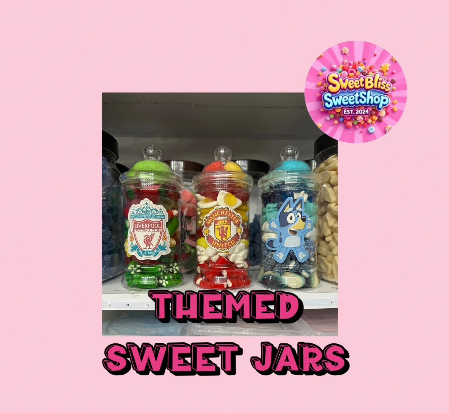 Small Jar with a Sticker of ur choice