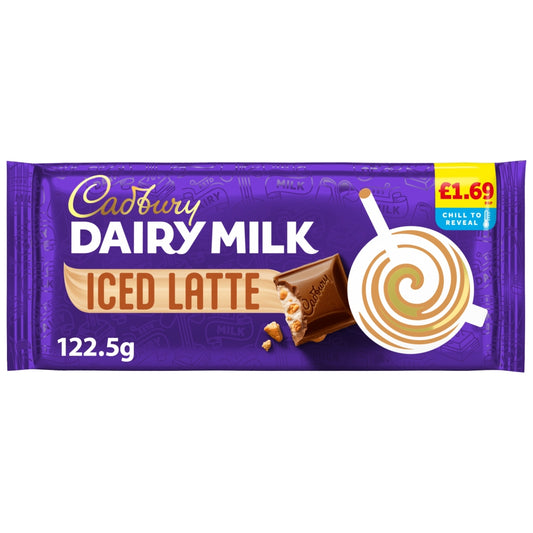 Cadbury Dairy Milk Iced Latte and Twirl white dipped