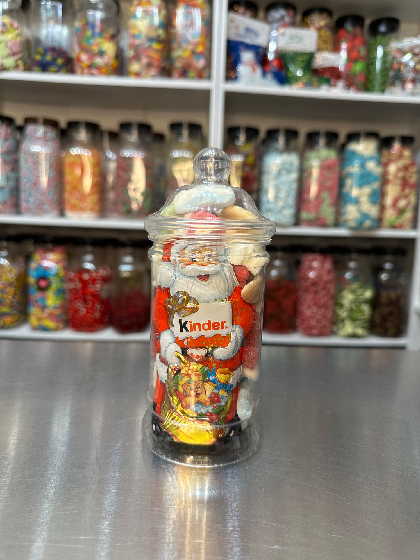 Mini or Small Jar with Chocolate Figure