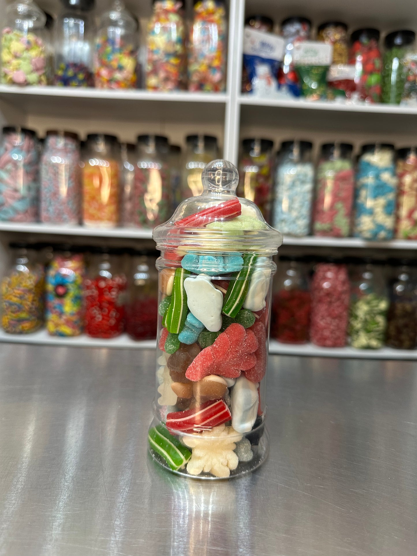 Mini or Small Jar with Chocolate Figure