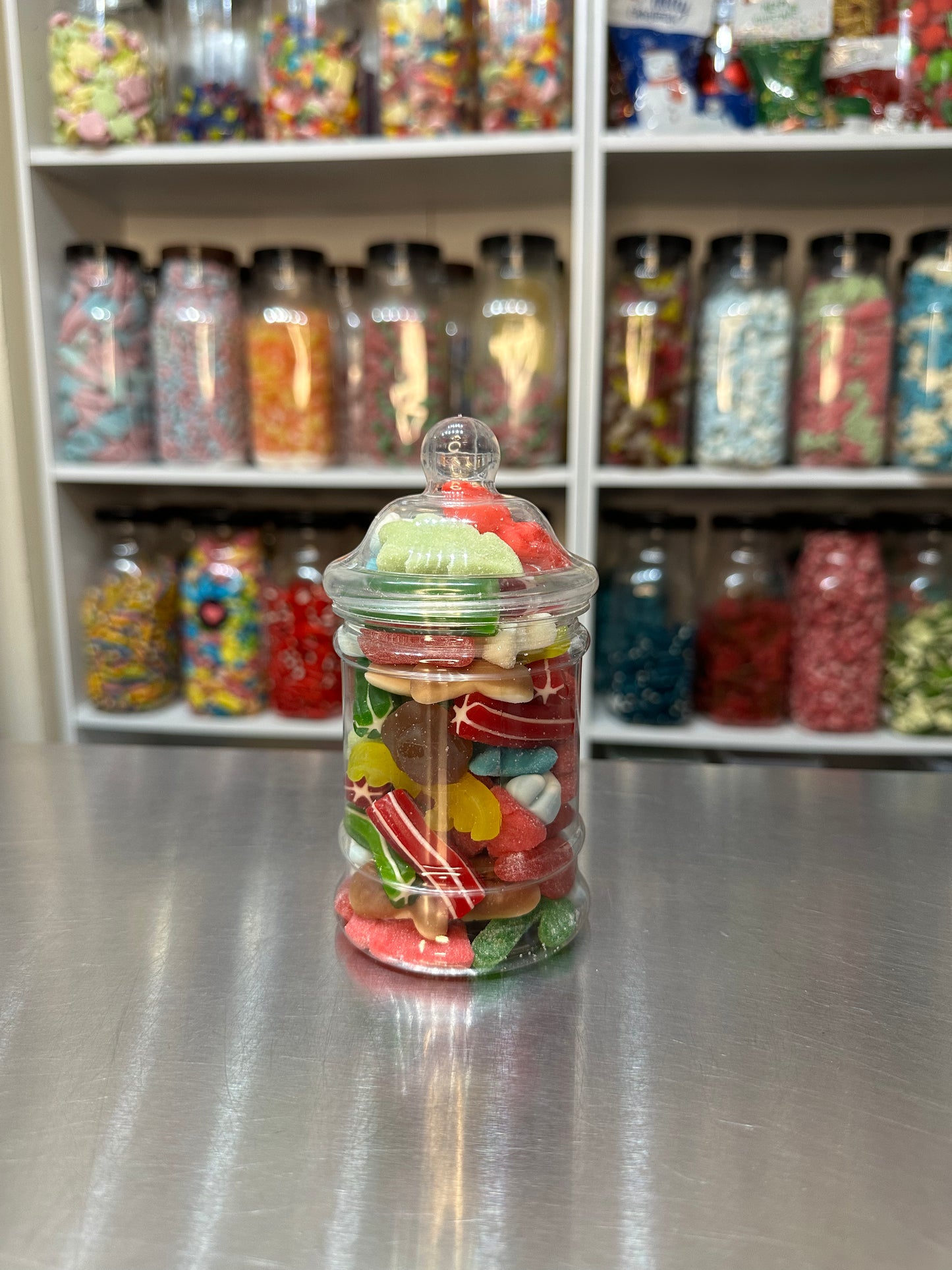 Mini or Small Jar with Chocolate Figure