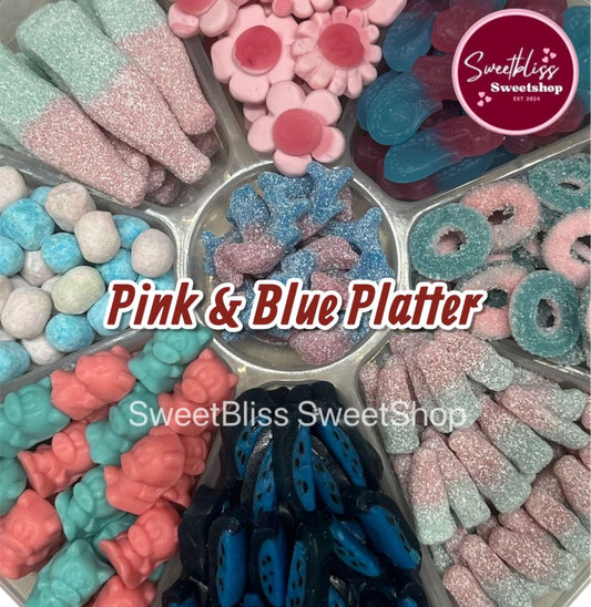 Pink & Blue Platter