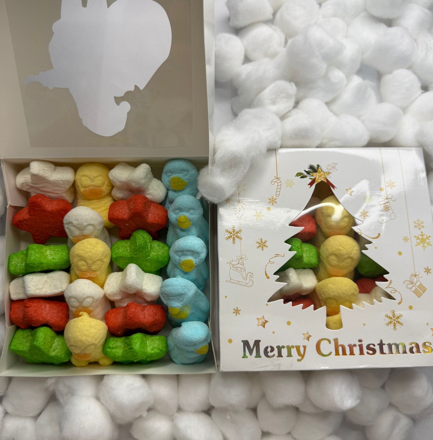 Christmas Marshmallow Box presented in a Beautiful Christmas box sorry no Ducks in this box due to out of stock